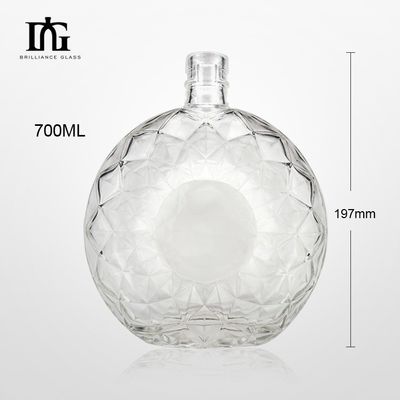 700 мл. Сверхчистый спиртный ром, джин, водка, коньяк, стеклянная бутылка с крышкой.