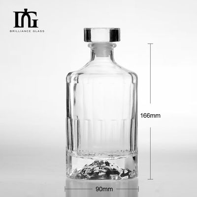 Бутылка джина 500 мл 750 мл Ликер Водка Ром Спирт Виски Виски Бренди Водные стеклянные бутылки
