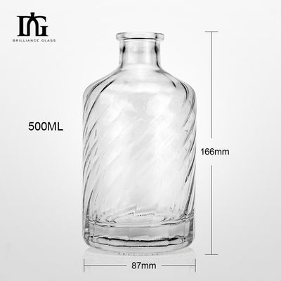 Рождественская бутылка с вином подарок высококачественная прозрачная гравировка бутылка джина с синтетической пробкой