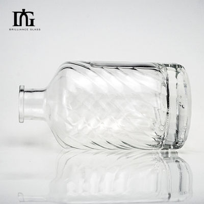 Рождественская бутылка с вином подарок высококачественная прозрачная гравировка бутылка джина с синтетической пробкой