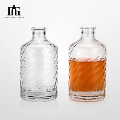 Рождественская бутылка с вином подарок высококачественная прозрачная гравировка бутылка джина с синтетической пробкой