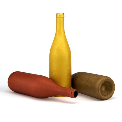 На заказ матовая стеклянная бутылка для вина 750 мл 50cl 75cl для круглого морозильного водки