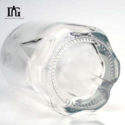 OEM/ODM Приемлемо 750ml 1000ml Прозрачная стеклянная бутылка для ликера Красное вино Испанкерная водка