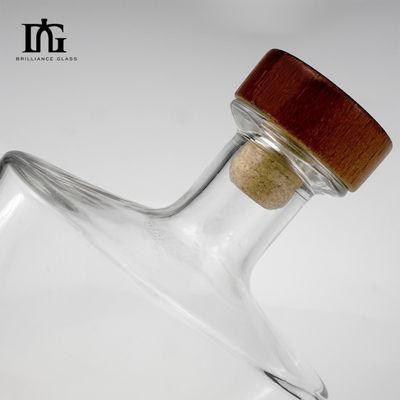 250 мл/500 мл/700 мл/750 мл Вместимость пустая стеклянная бутылка Super Flint Glass Бренди бутылка