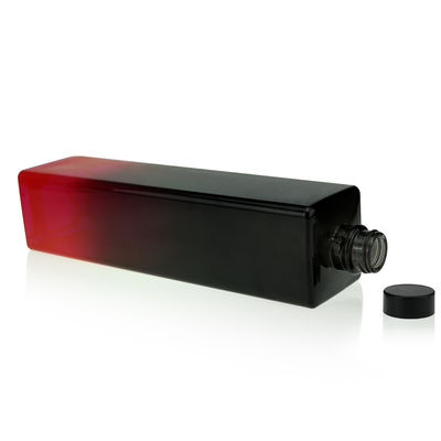 Бутылка с алкоголем Черная красная краска 750 мл квадратная стеклянная бутылка сока напиток пробка мини вино