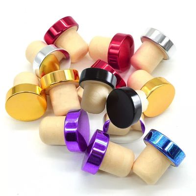 Алюминиевое стекло деревянные винные пробки бутылки пробки T-Plug уплотнительная крышка