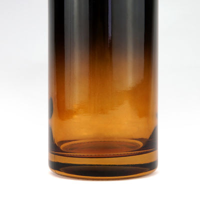 700 мл ликера Стеклянная бутылка для напитков Промышленный напиток Прозрачный янтарь Черный
