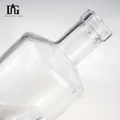 Стеклянные бутылки для ликера и вина с форменной сжимающейся крышкой и герметичностью 700 мл.