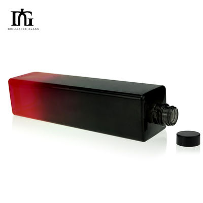 700ml/750ml Квадратная бутылка водки Край кристаллического стекла