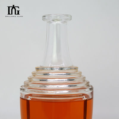 Уникальная стеклянная бутылка для рома, виски, водки и пробки
