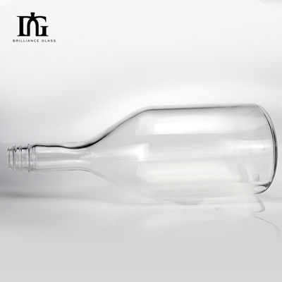 Бесплатно 750ml 1000ml 1750ml квадратная стеклянная бутылка с винтовой крышкой