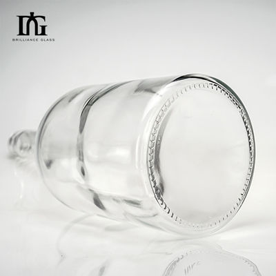 Бесплатно 750ml 1000ml 1750ml квадратная стеклянная бутылка с винтовой крышкой