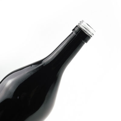 Прозрачная большая бутылка из стекла на заказ роскошные черные напитки пробки гравировка джин виски водка 500 мл 1,75 л