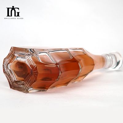 Материал ошейника Стекло 700ml 500ml 750ml 1000ml Прозрачная стеклянная бутылка с стеклянной крышкой
