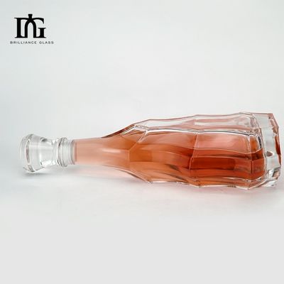 Материал ошейника Стекло 700ml 500ml 750ml 1000ml Прозрачная стеклянная бутылка с стеклянной крышкой