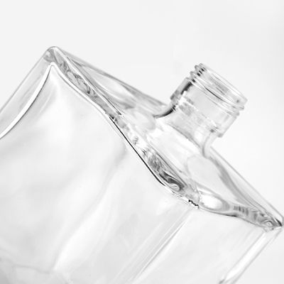 OEM/ODM Приемлемо Custom Square 750ml стеклянная бутылка для виски водки бренди рома джина