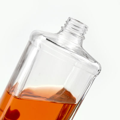 Приемлемый логотип клиента Стеклянная бутылка спиртового рома 500 мл 750 мл Скрубная крышка Тип уплотнения