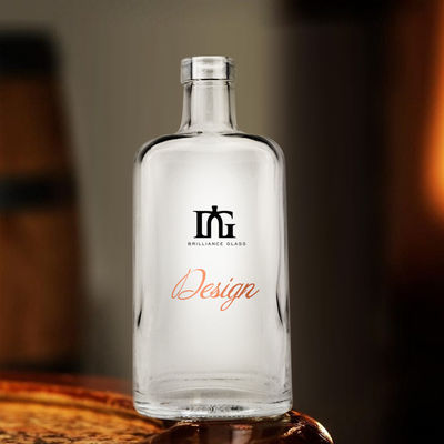 Фантастическая 700 мл стеклянная бутылка для водки и текилы классические алкогольные бутылки