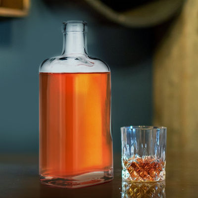 Фантастическая 700 мл стеклянная бутылка для водки и текилы классические алкогольные бутылки