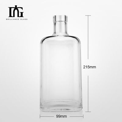 Фантастическая 700 мл стеклянная бутылка для водки и текилы классические алкогольные бутылки