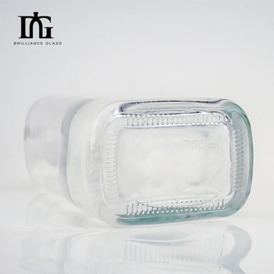 Фантастическая 700 мл стеклянная бутылка для водки и текилы классические алкогольные бутылки