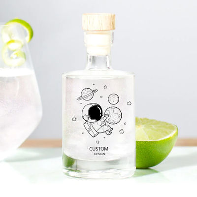 Дизайн стеклянного материала Конструкция бутылки для водки, джина, виски и текилы