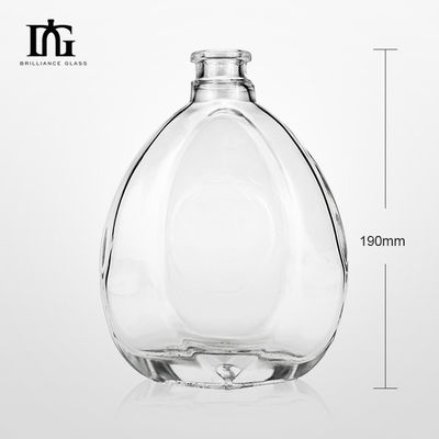 Уникальная бутылка в форме капли 500 мл 700 мл 750 мл Виски Бурбон Бренди Вино Стеклянная бутылка для пива