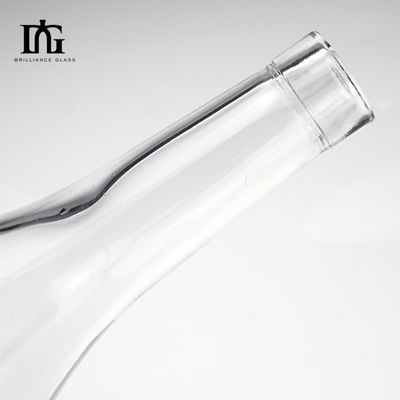 Логотип Стеклянная бутылка с пробкой на 1000 мл 1500 мл Сок Вино Спиртное Ликер Виски Водка