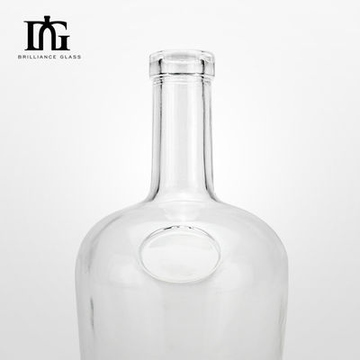 700 мл стеклянная бутылка джина с пробковой винтовой крышкой Прозрачная виски ром спиртные напитки бутылка водки