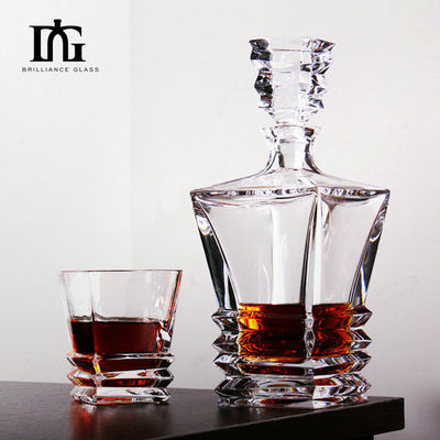 Стеклянная бутылка с твердым стеклянным крышкой вместимостью 500 мл/700 мл/750 мл/1000 мл