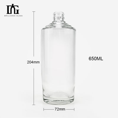 OEM/ODM Приемлемый Nordic Luxury 500ml 700ml 750ml Флинтовая стеклянная бутылка для водки Виски