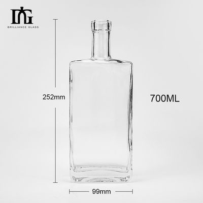 Беспроницаемая крышка 500 мл стеклянная бутылка виски для электромагнитного покрытия и гравировки