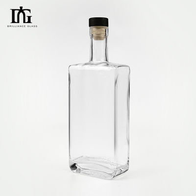 Беспроницаемая крышка 500 мл стеклянная бутылка виски для электромагнитного покрытия и гравировки