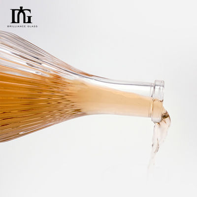 Приемлемый логотип клиента выгравированный 450 мл 500 мл стеклянная бутылка для алкоголя на заказ