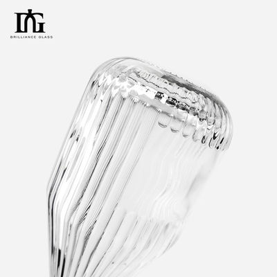 Приемлемый логотип клиента выгравированный 450 мл 500 мл стеклянная бутылка для алкоголя на заказ