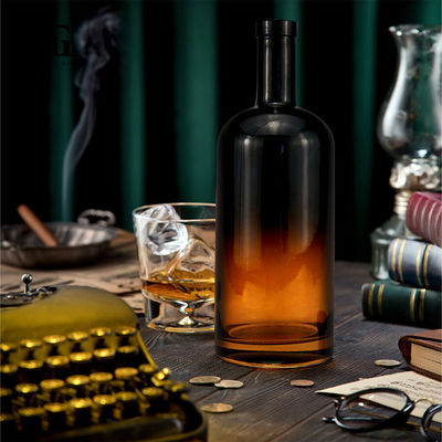 Прозрачные янтарные черные винные стеклянные бутылки 375ml 500ml 750ml 700ml Тип уплотнения CORK