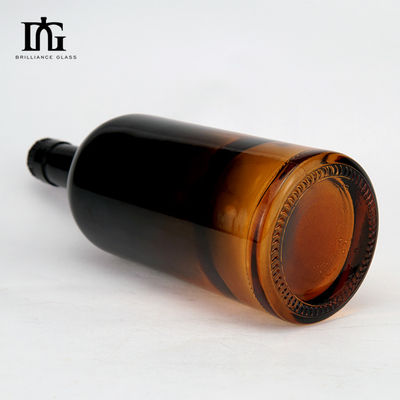 Прозрачные янтарные черные винные стеклянные бутылки 375ml 500ml 750ml 700ml Тип уплотнения CORK