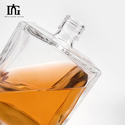 Приемлемый логотип клиента Стеклянная бутылка для водки Виски Ликер 500 мл 700 мл 1000 мл