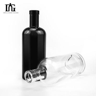 Уникальный дизайн текилы 700 мл 1000 мл матово-черное оливковое масло стеклянные бутылки с пробкой