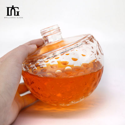 Стеклянный виски декантер набор 500 мл вместимости Форма мяча для гольфа для употребления алкоголя