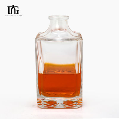 Специализированный стеклянный декантер для виски 500 мл 700 мл 750 мл Бутылочный воротник