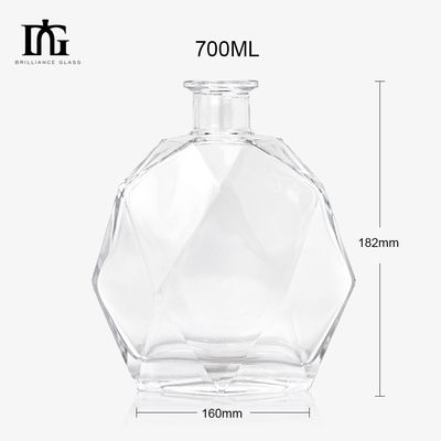 Промышленные напитки 750 мл Стеклянная бутылка с пробкой