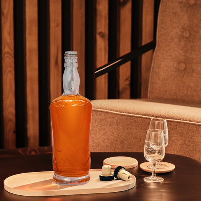 OEM/ODM 700ml 750ml Стеклянная бутылка для вина Виски Прямая поставка Каппель Тип пробки Вилка оба