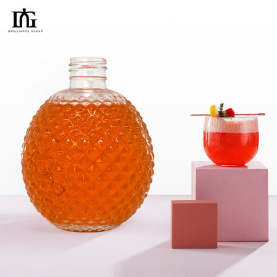 Стеклянная бутылка с деревянной крышкой для джина текилы виски водки рома 300 мл 200 мл 100 мл