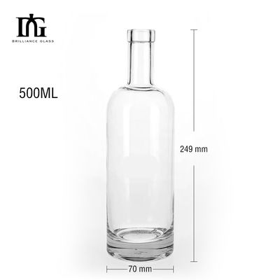 Конфигурация логотипа Ликеры Стеклянная бутылка для напитков в классическом дизайне