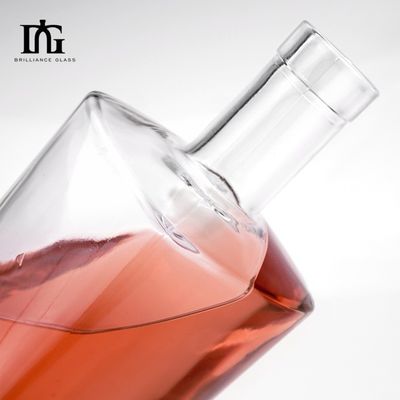 OEM/ODM Приемлемая стеклянная бутылка для вина с пробковой крышкой и упаковочной коробкой вместимостью 500 мл