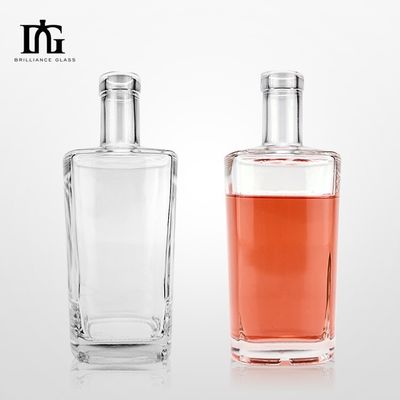 OEM/ODM Приемлемая стеклянная бутылка для вина с пробковой крышкой и упаковочной коробкой вместимостью 500 мл