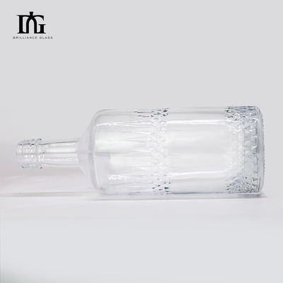 Стеклянная бутылка емкостью 700 мл с гравировкой для бутылки для джина, рома, коньяка, виски и напитков