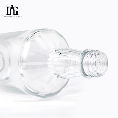 Стеклянный основной материал 750 мл пустая бутылка виски для бутылок алкогольных напитков