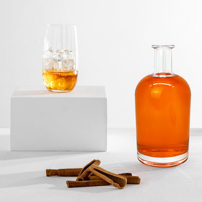 500 мл 700 мл 750 мл 1000 мл жирная стеклянная бутылка для водки с толстым дном